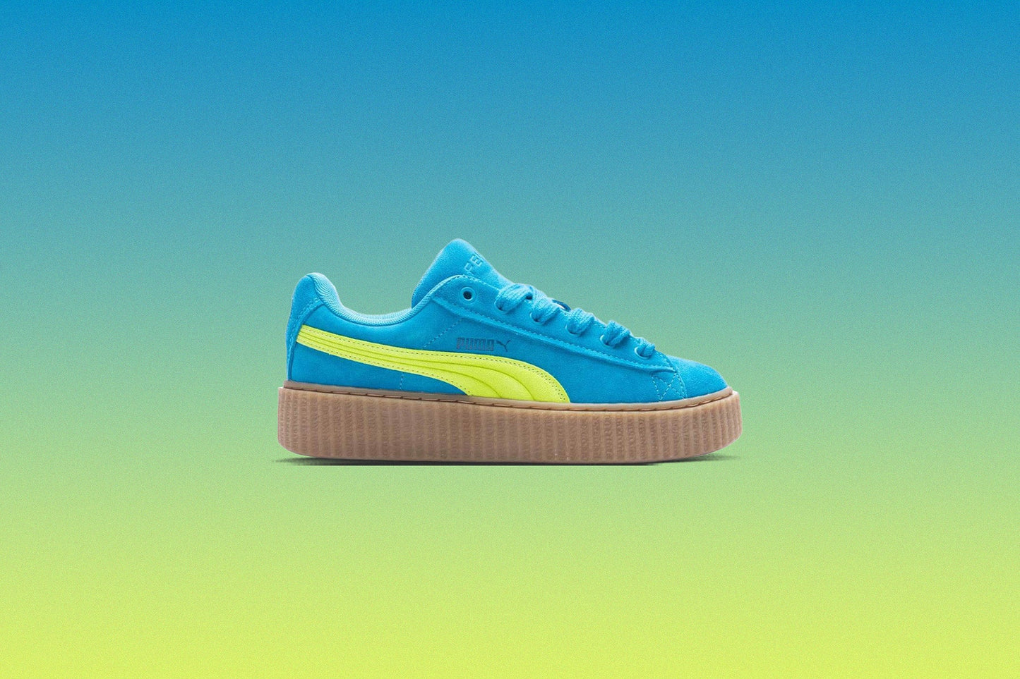 Women's Puma x Fenty Creeper Phatty - Speed Blue/Lime Pow/Gum