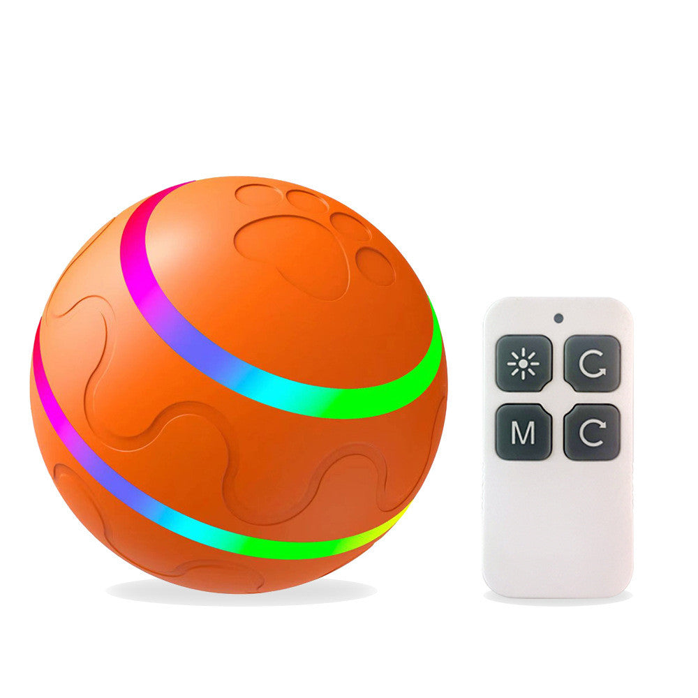 Automatic Cat Wicked Ball Toy – USB Rechargeable Smart Interactive Self Rotating Ball for Cats