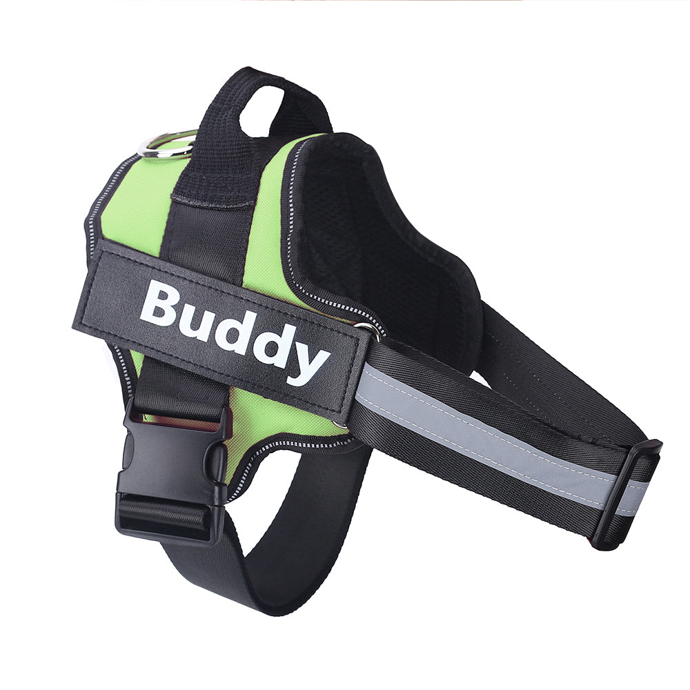 Personalized No-Pull Dog Harness – Reflective Adjustable Pet Vest
