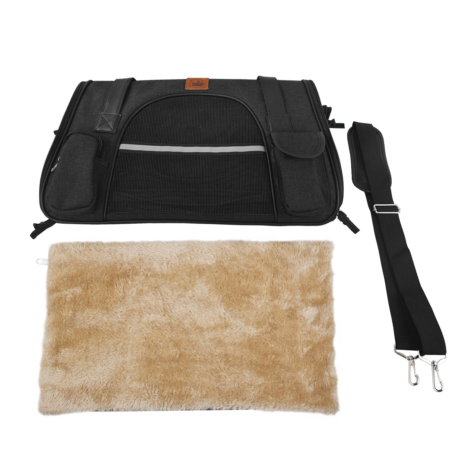 Dog Car Seat Carrier – Portable Travel Bed for Small Dogs