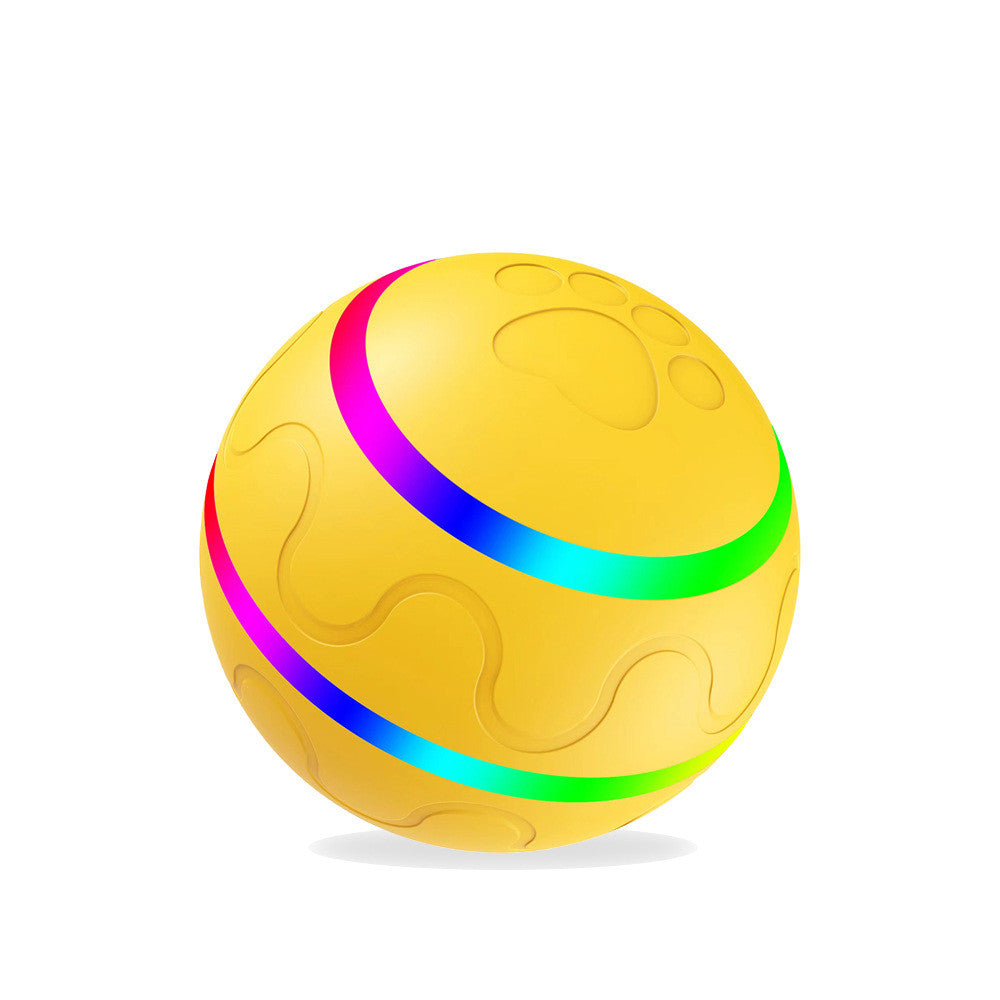 Automatic Cat Wicked Ball Toy – USB Rechargeable Smart Interactive Self Rotating Ball for Cats