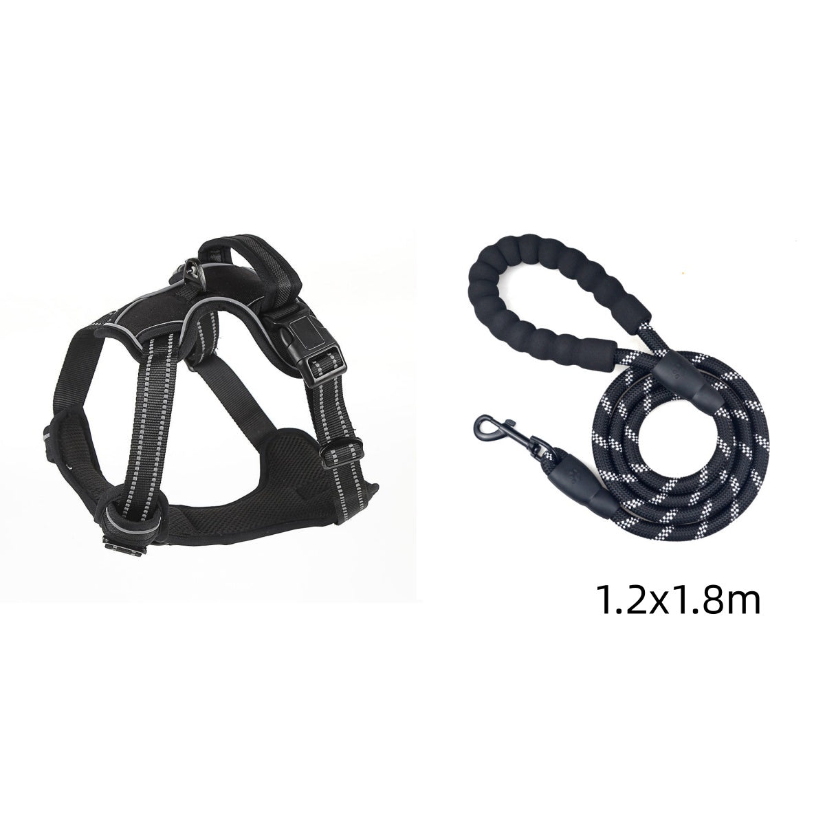 No-Pull Tactical Dog Harness – Adjustable, Durable & Comfortable