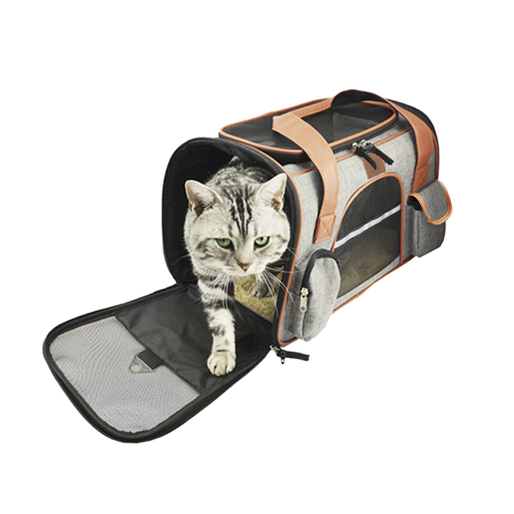 Dog Car Seat Carrier – Portable Travel Bed for Small Dogs