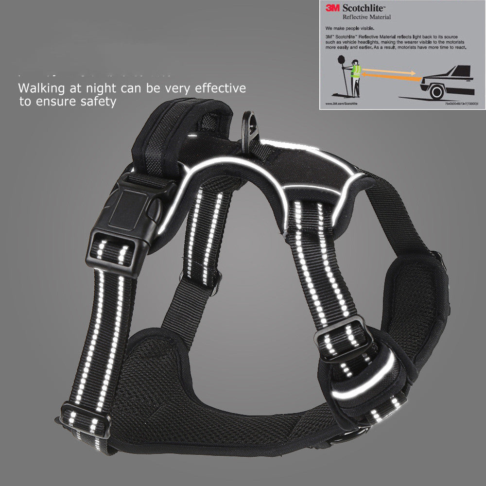 No-Pull Tactical Dog Harness – Adjustable, Durable & Comfortable