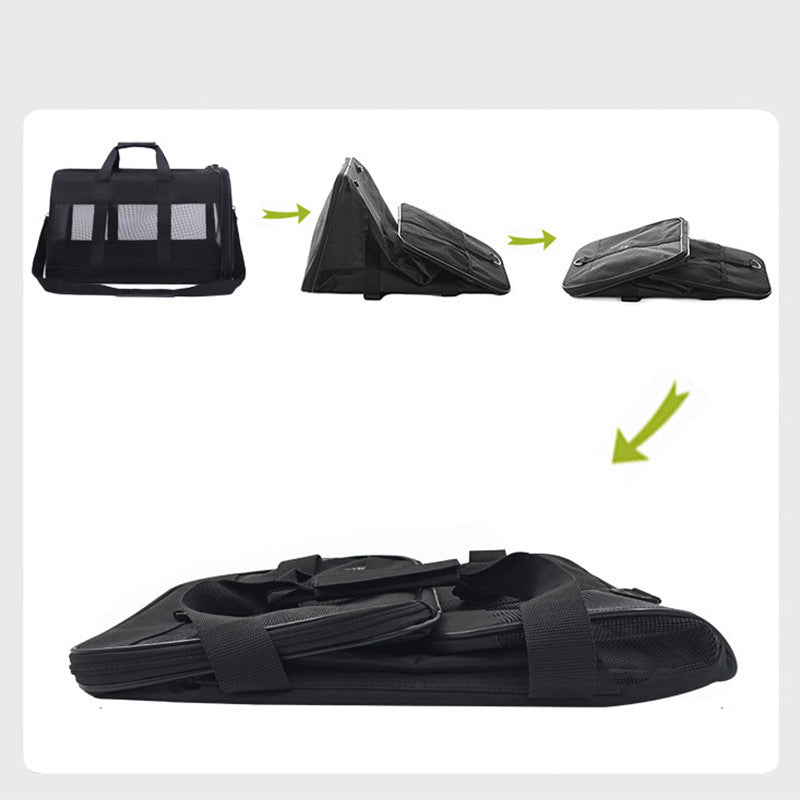 Hands-Free Pet Backpack Carrier – Breathable Travel Bag for Cats & Dogs