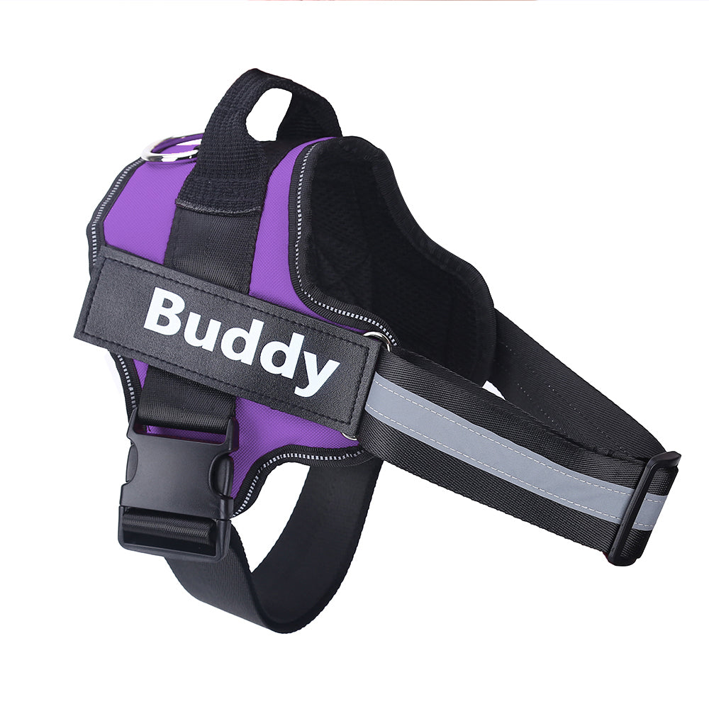 Personalized No-Pull Dog Harness – Reflective Adjustable Pet Vest