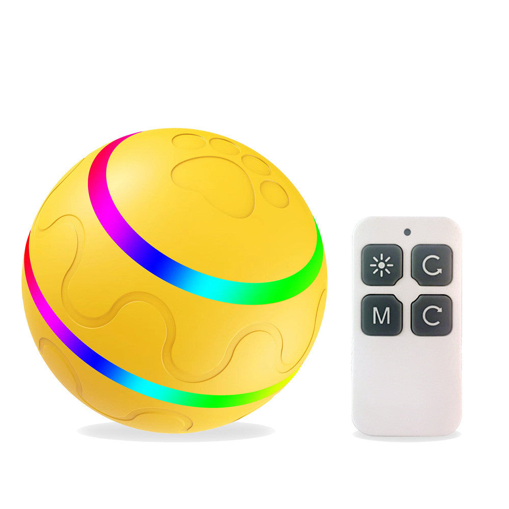 Automatic Cat Wicked Ball Toy – USB Rechargeable Smart Interactive Self Rotating Ball for Cats
