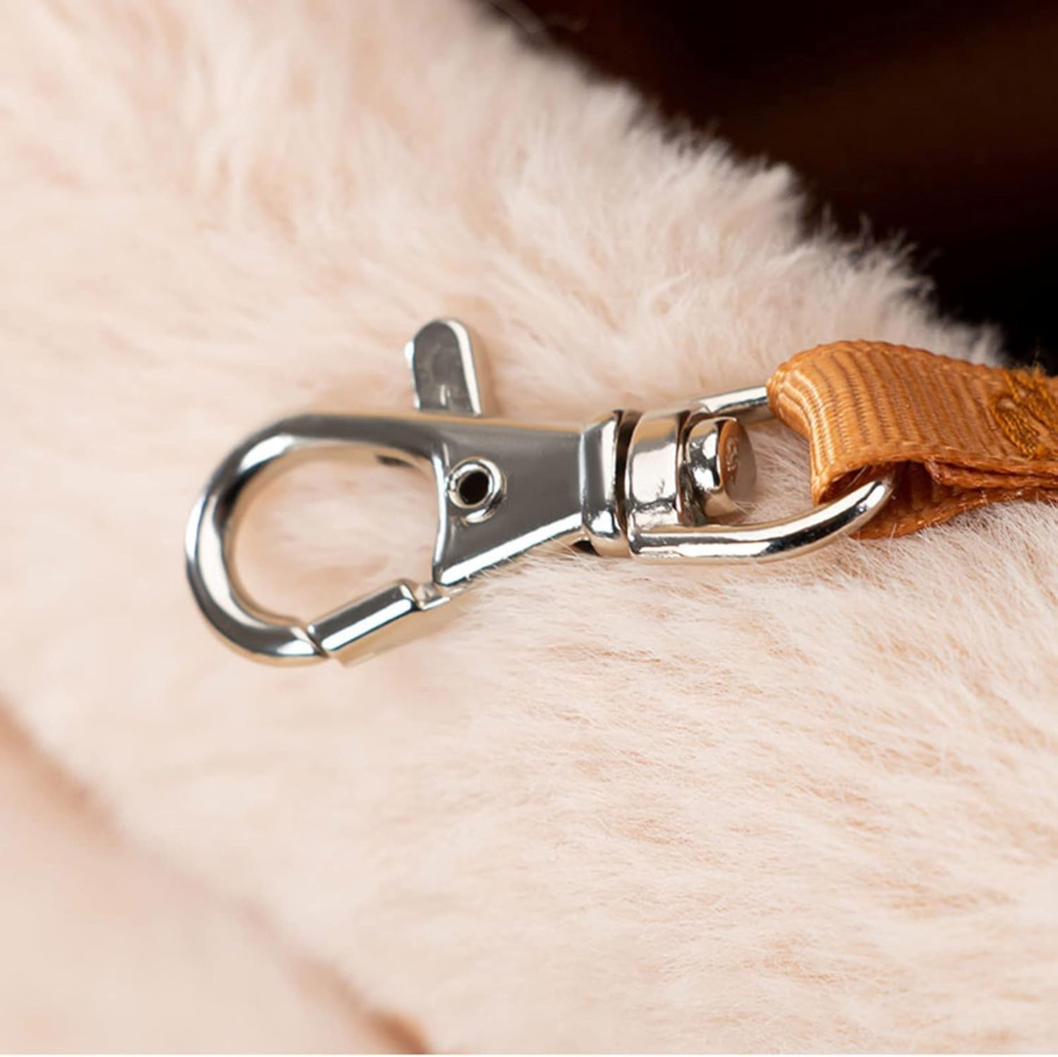 Winter Plush Pet Backpack Carrier – Reindeer Dog & Cat Travel Bag