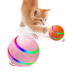 Automatic Cat Wicked Ball Toy – USB Rechargeable Smart Interactive Self Rotating Ball for Cats
