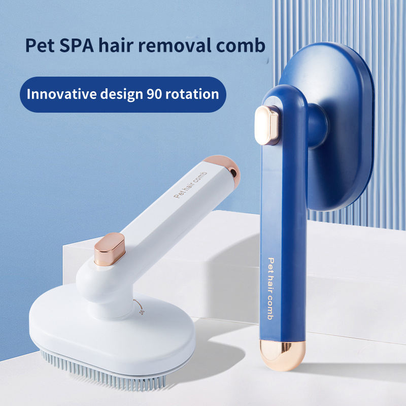 Self-Cleaning Pet Grooming Comb for Dogs – Removes Loose Hair