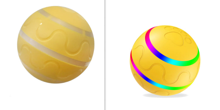 Automatic Cat Wicked Ball Toy – USB Rechargeable Smart Interactive Self Rotating Ball for Cats