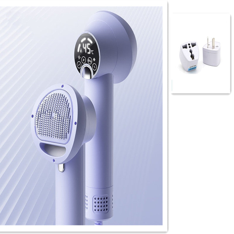 Smart Silent Pet Hair Dryer Brush – Low Noise Dog & Cat Grooming