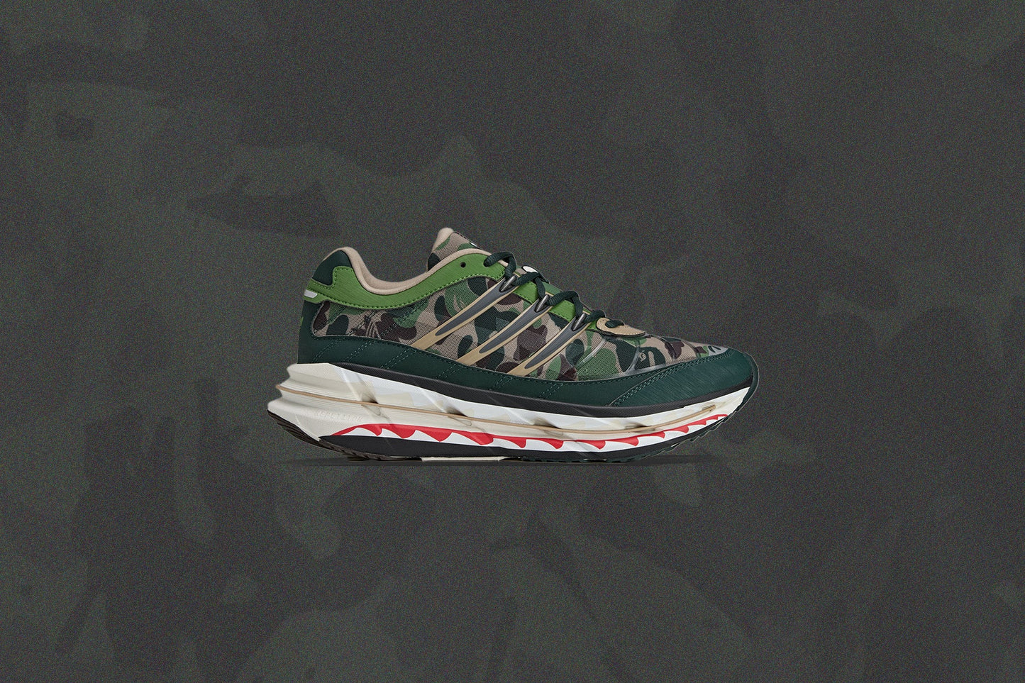 Adidas x BAPE Adistar Hrmy - Hemp/Iron Metallic/Off White