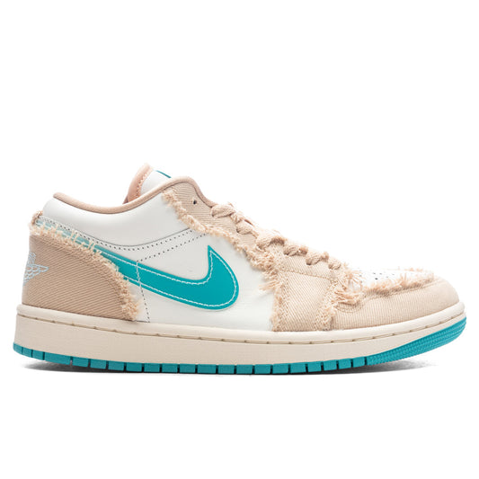 Women's Air Jordan 1 Low 'Beachside' - Sesame/Dusty Cactus/Glacier Blue