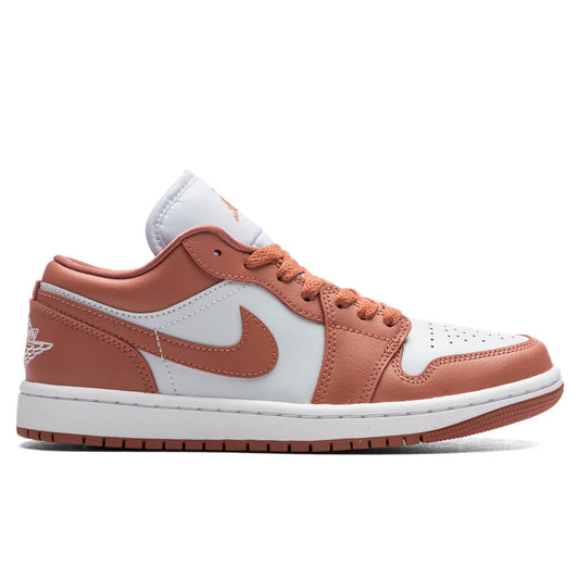 Women's Air Jordan 1 Low 'Pink Salmon' - Pure Platinum/Sky J Orange/White