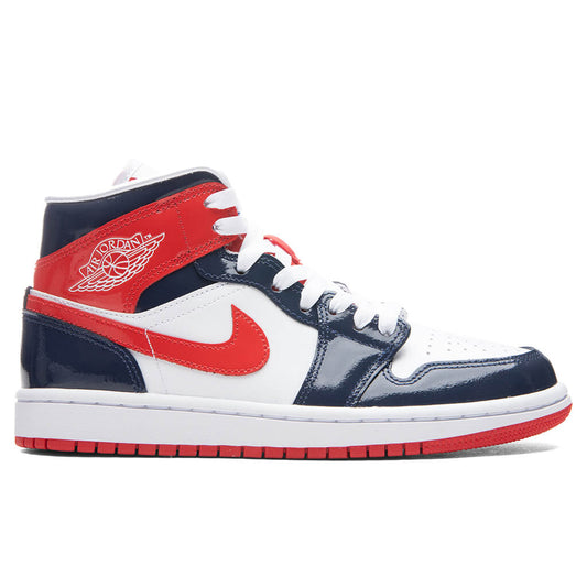 Women's Air Jordan 1 Mid SE - Midnight Navy/University Red
