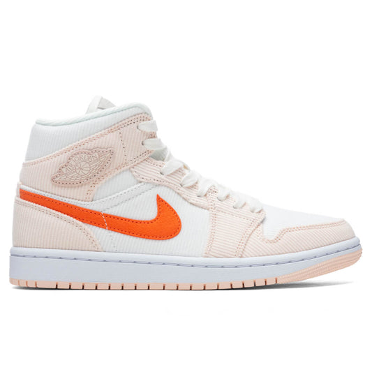 Women's Air Jordan 1 Mid SE - Sail/Orange Quartz