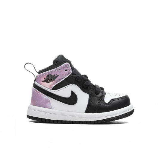 Air Jordan 1 Mid SE (TD) - Black/Bleached Coral/White
