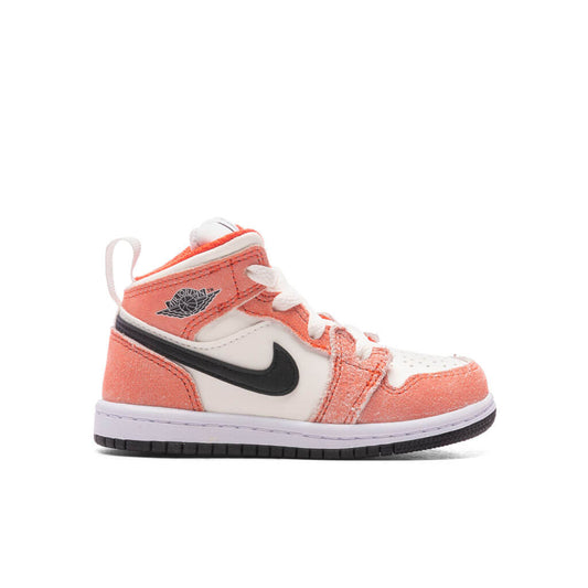 Air Jordan 1 Mid SE (TD) - Team Orange/Black/Sail