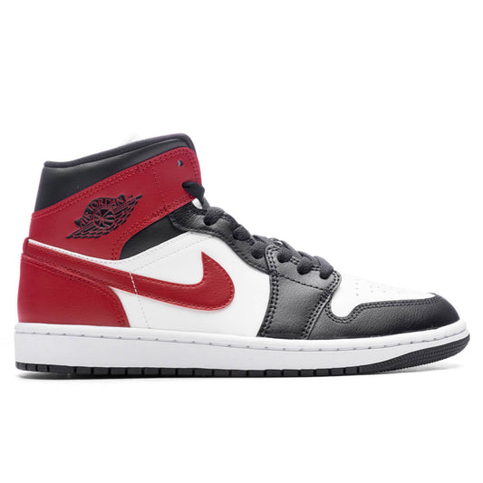Women's Air Jordan 1 Mid - Sail/Gym Red/Off Noir