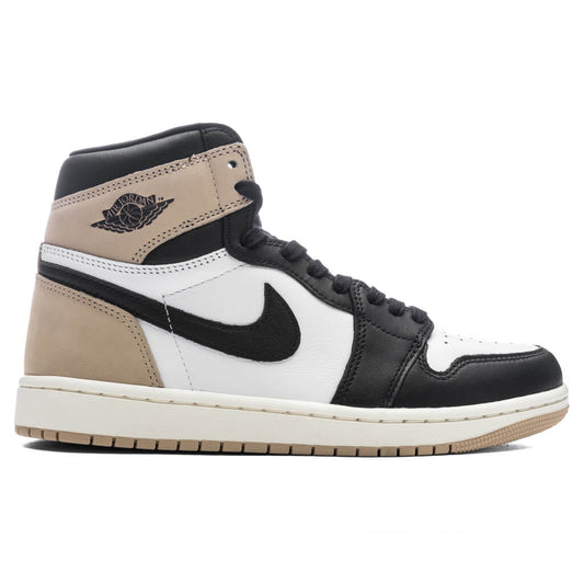 Women's Air Jordan 1 Retro High OG 'Latte' - Black/Legend Brown/White