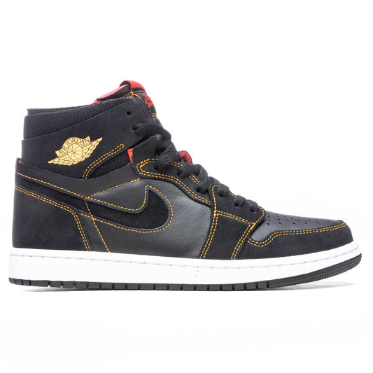 Air Jordan 1 Zoom Cmft - Black/Citrus/Fire Red