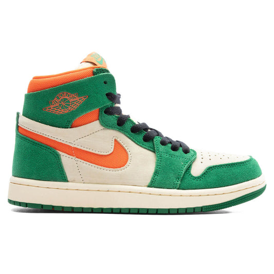 Women's Air Jordan 1 Zoom CMFT 2 - Pine Green/Orange Blaze/Muslin