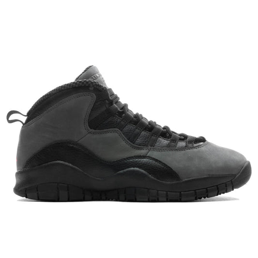 Air Jordan 10 Retro 'Shadow' - Charred Grey/True Red/Black