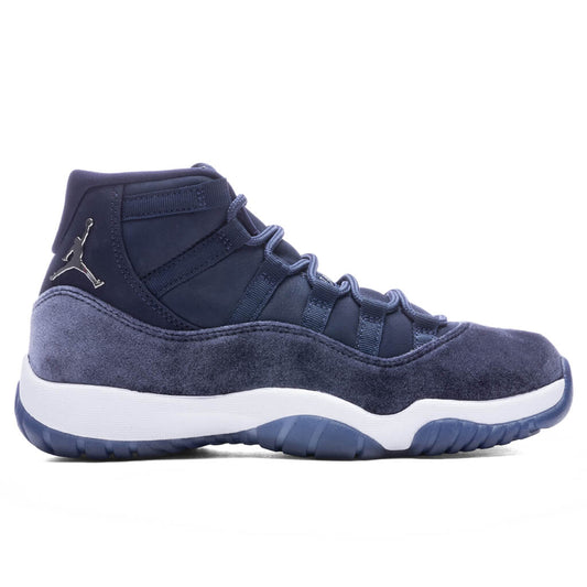 Women's Air Jordan 11 Retro - Midnight Navy/Metallic Silver/White