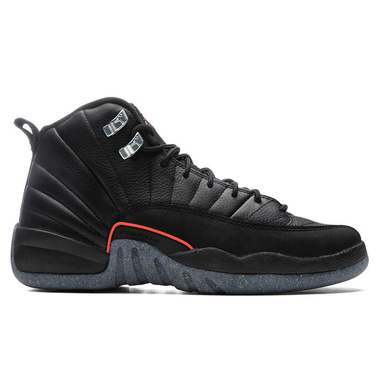 Air Jordan 12 Retro 'Utility' (GS) - Black/Bright Crimson
