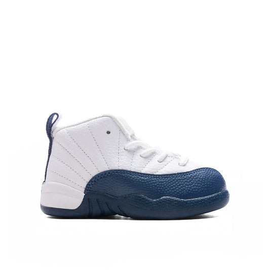 Air Jordan 12 Retro 'French Blue' (TD) - White/French Blue/Metallic Silver