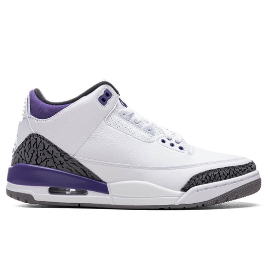 Air Jordan 3 Retro - White/Black/Dark Iris