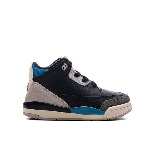 Air Jordan 3 Retro OG 'Rare Air' (TD) - Black/Chile Red/Neutral Grey