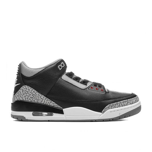 Air Jordan 3 Retro (GS) 'Black Cement' - Black/Fire Red/Cement Grey/Summit White