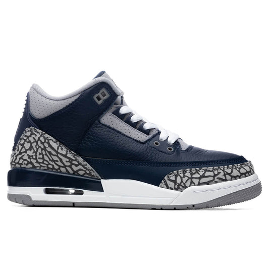Air Jordan 3 Retro (GS) - Midnight Navy/Cement Grey