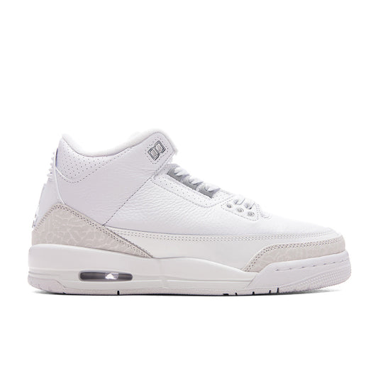 Air Jordan 3 Retro 'Pure Money' (GS) - White/Metalic Silver