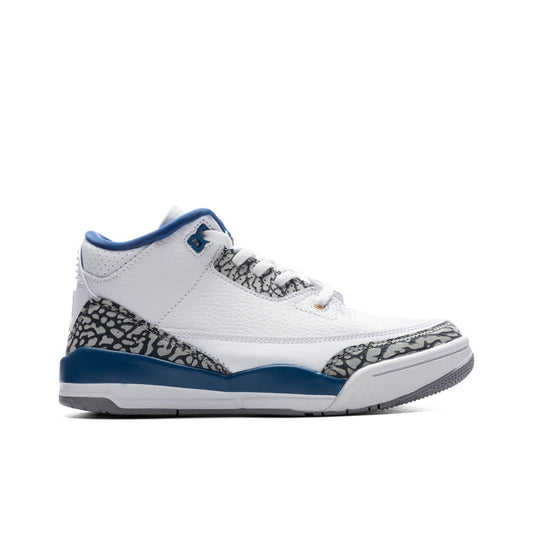 Air Jordan 3 Retro (PS) True Blue and Copper - White/Metallic Copper/True Blue