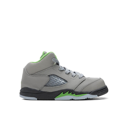 Air Jordan 5 Retro (TD) 'Green Bean' - Silver/Flint Grey