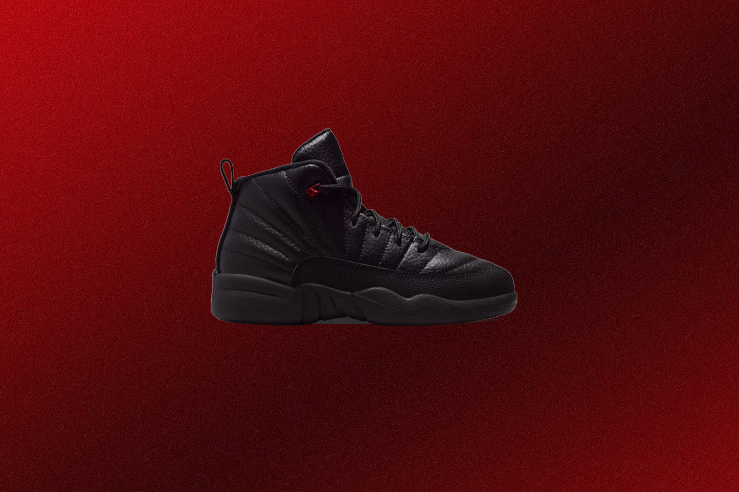 Air Jordan 12 Retro 'Bloodline' (PS) - Black/Varsity Red