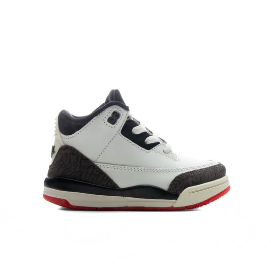 Air Jordan 3 Retro OG 'World's Best Dad' (TD) - Sail/Black/University Red/Pale Ivory