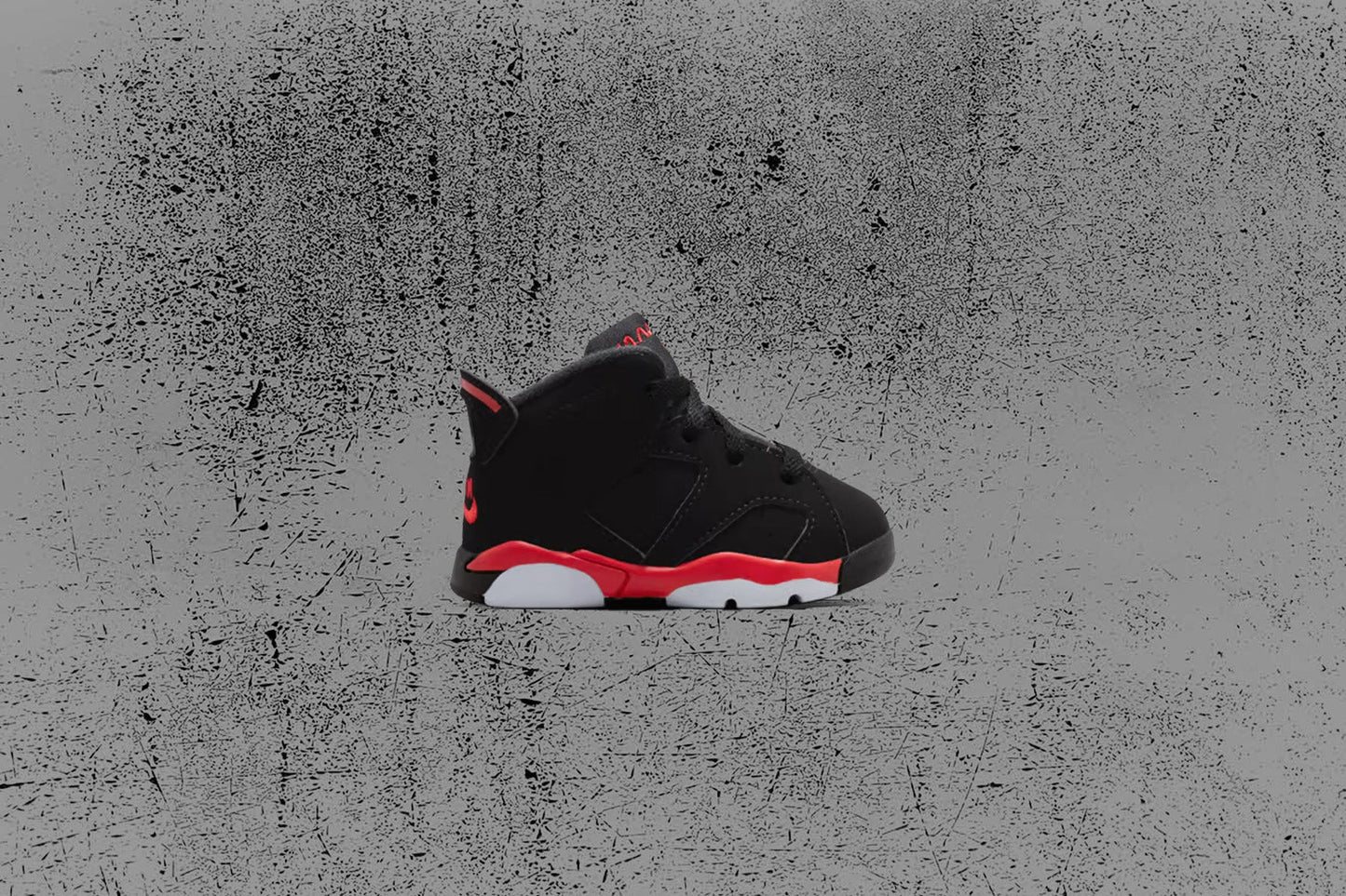 Air Jordan 6 Retro 'Infrared Salesman' (TD) - Black/Light Crimson