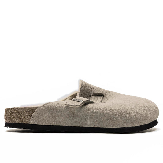 Boston Shearling Suede Leather - Taupe