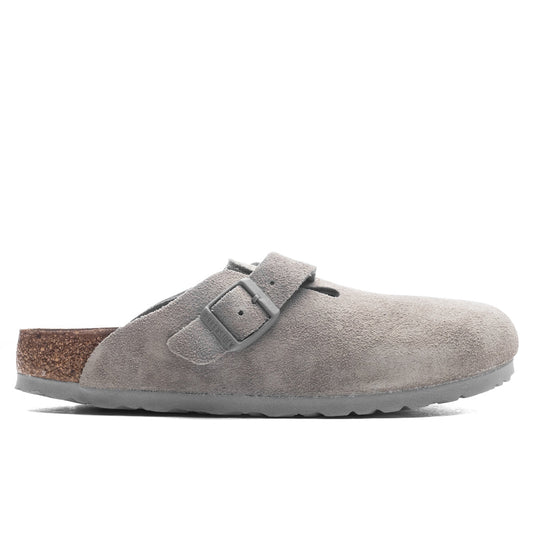 Boston Suede Leather - Stone Coin