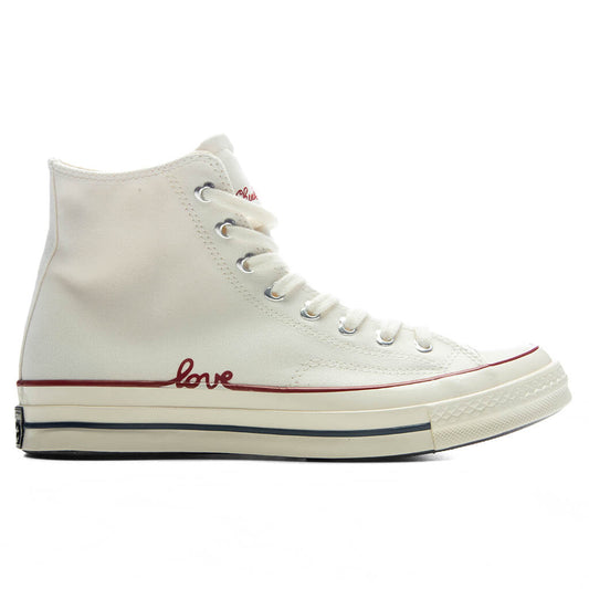 Chuck 70 Hi 'Valentine's Day' - Vintage White/Egret