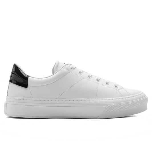 City Sport Sneakers in Leather - White/Black