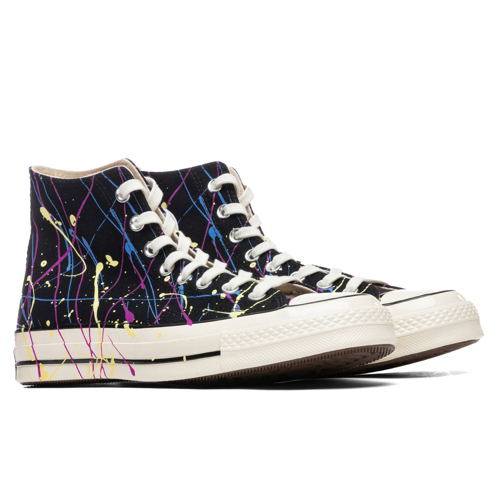Chuck 70 Hi - Black/Hyper Magenta