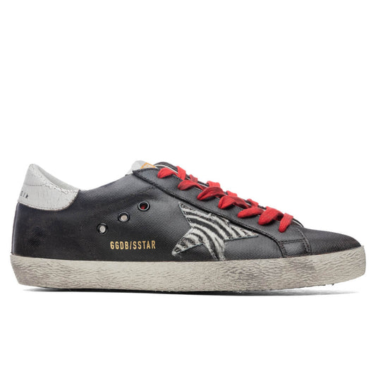 Super-Star Sneakers - Dark Brown/White Black Zebra