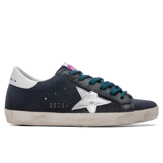 Women's Super-Star Sneakers - Black/Silver/White