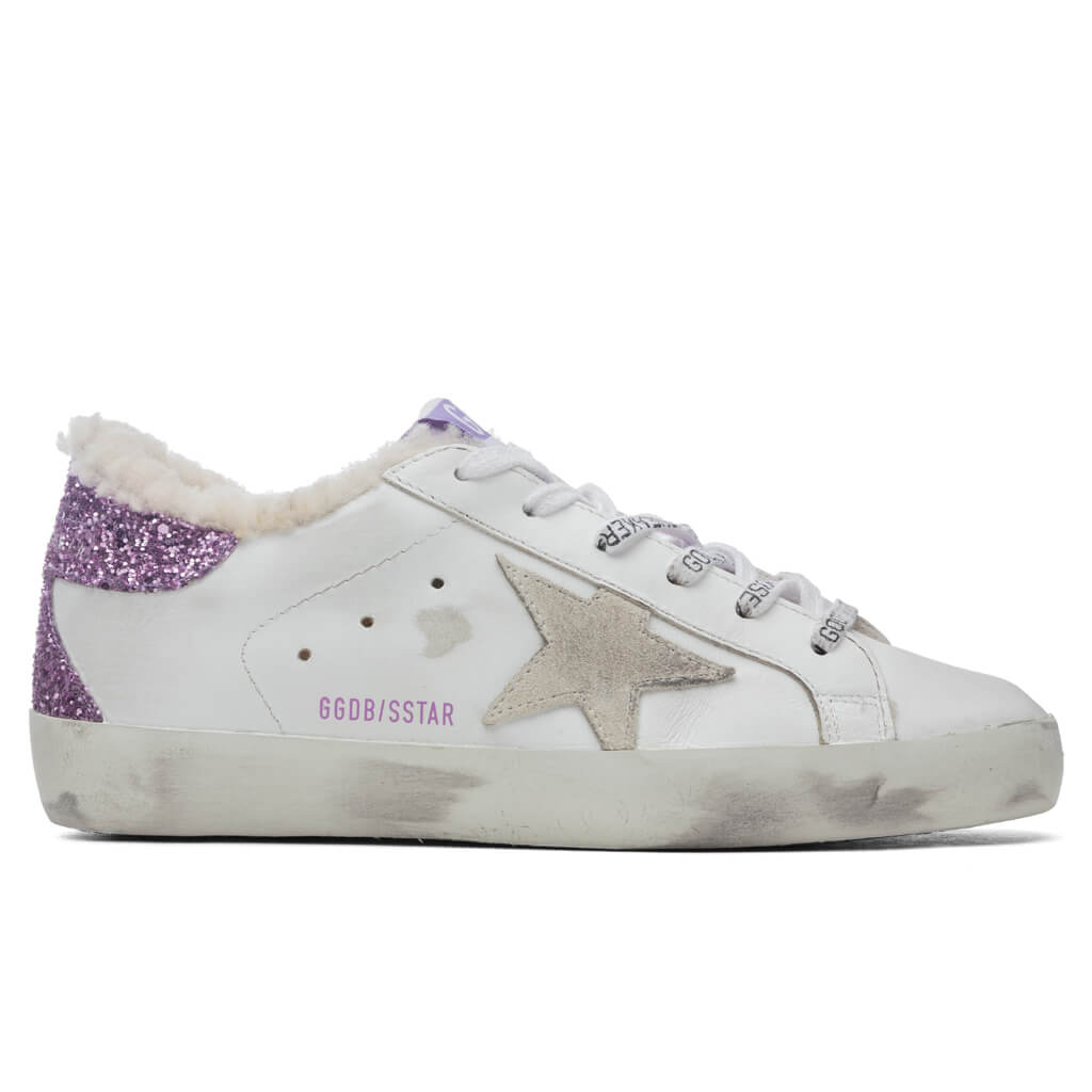 Women's Super-Star Sneakers - White/Lavender