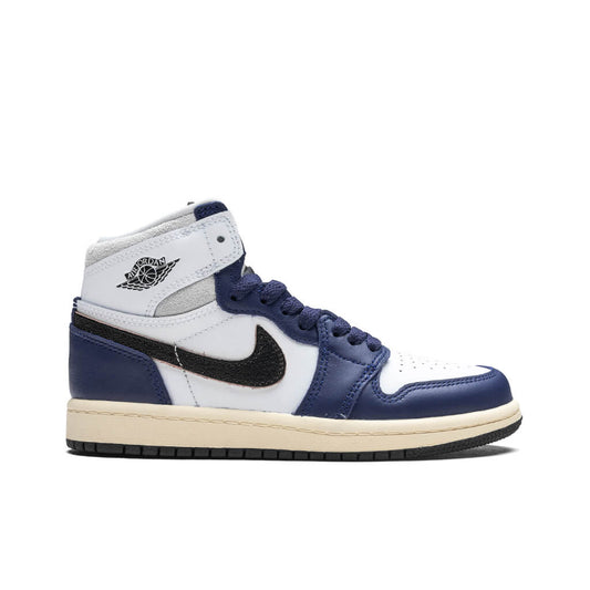 Air Jordan 1 Retro High OG 'Rare Air' (PS) - White/Black/Neutral Grey/Deep Royal Blue